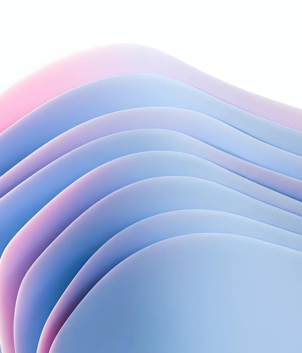 Abstract gentle movement representation with lava colors